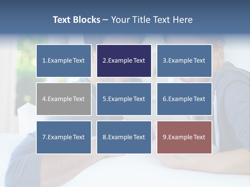 Man Websurfing Young PowerPoint Template