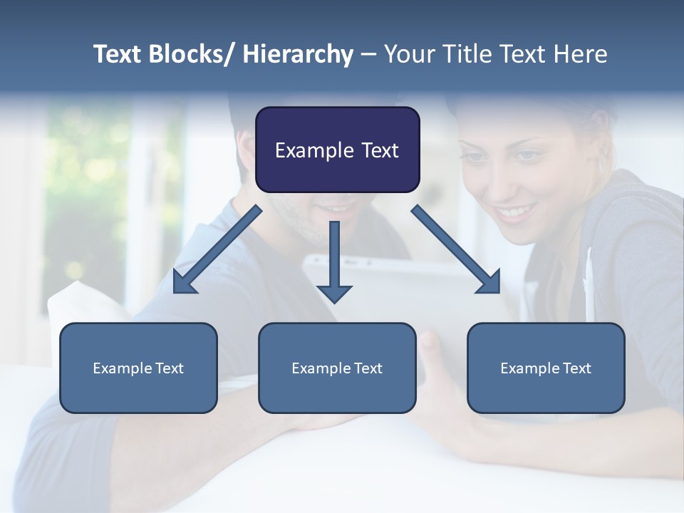 Man Websurfing Young PowerPoint Template
