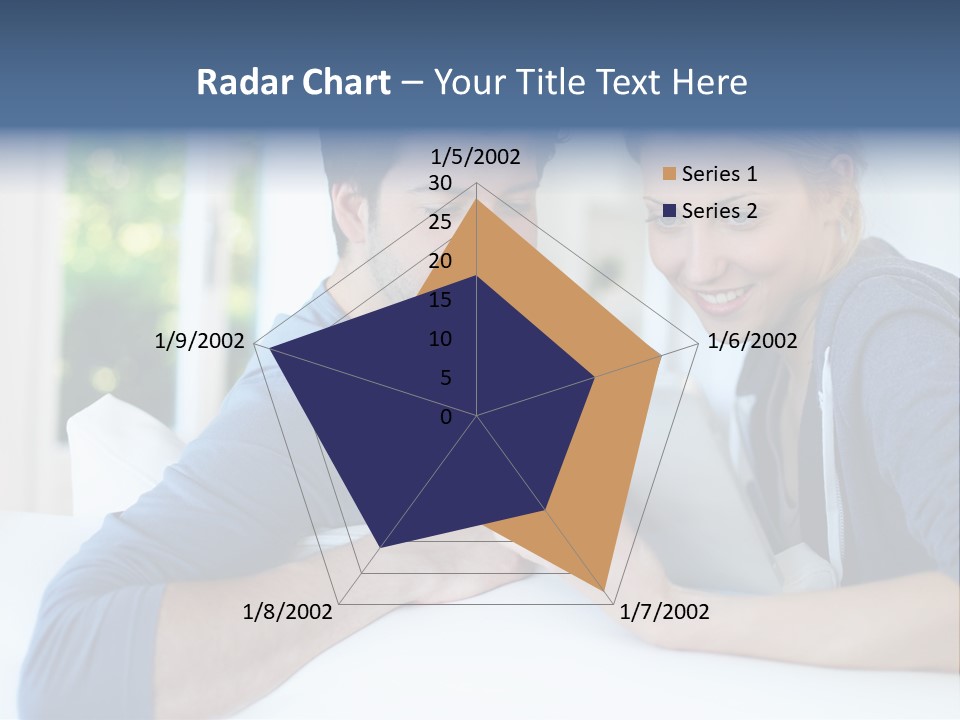 Man Websurfing Young PowerPoint Template