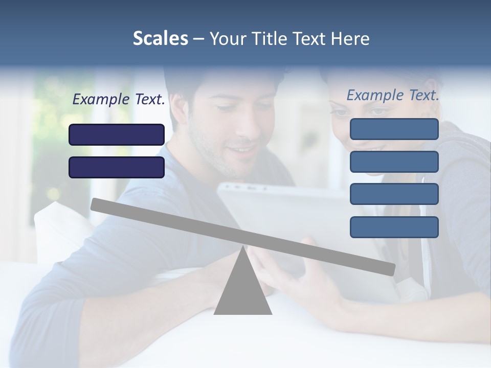 Man Websurfing Young PowerPoint Template