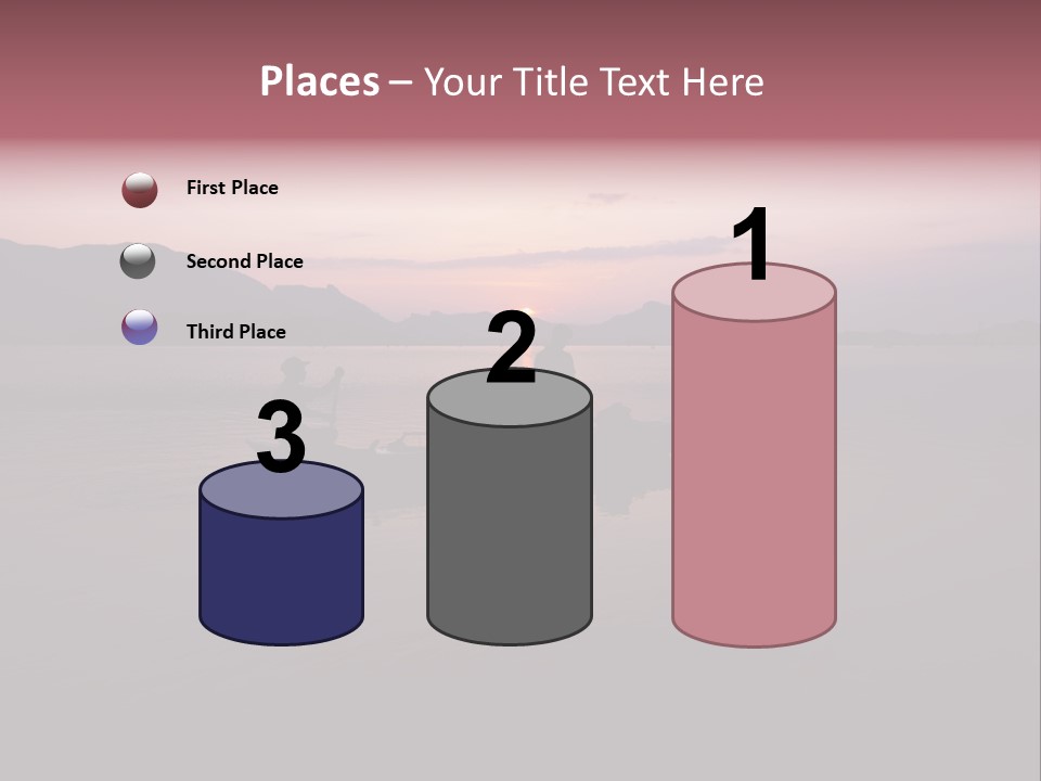 Sunset Sea Exotic PowerPoint Template