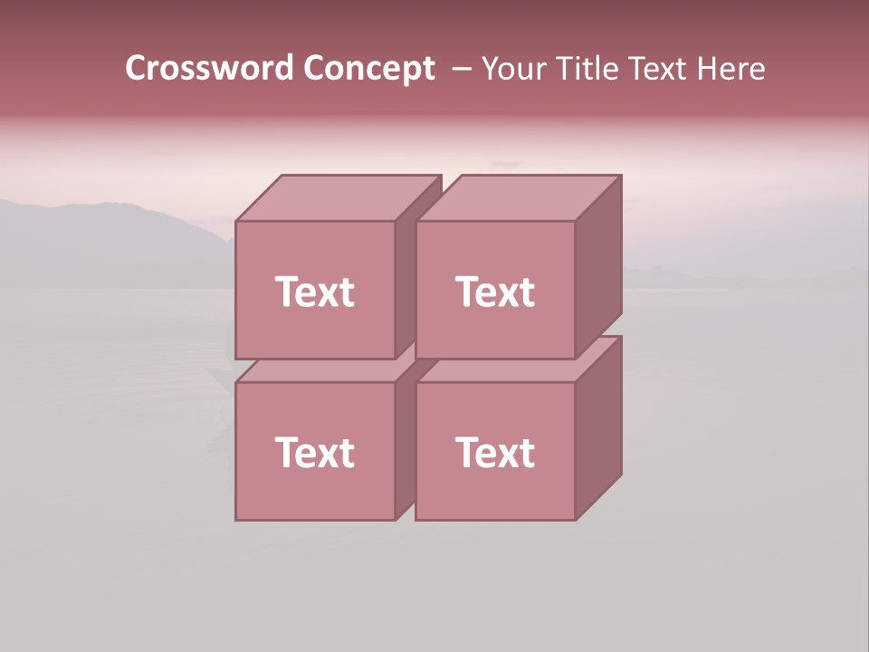 Sunset Sea Exotic PowerPoint Template