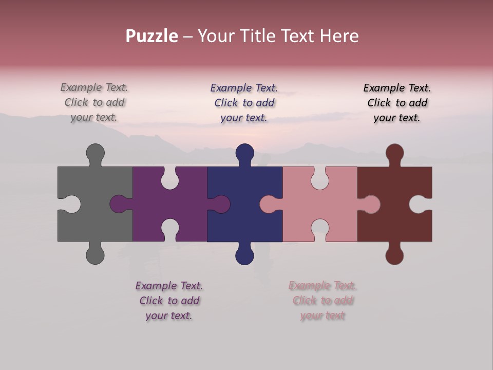 Sunset Sea Exotic PowerPoint Template