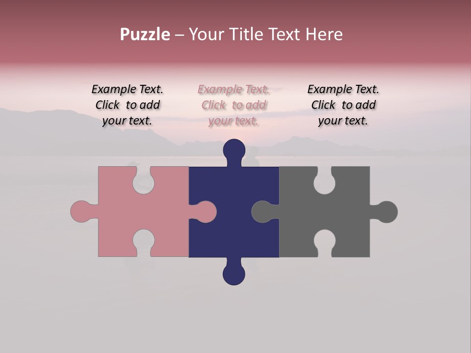 Sunset Sea Exotic PowerPoint Template