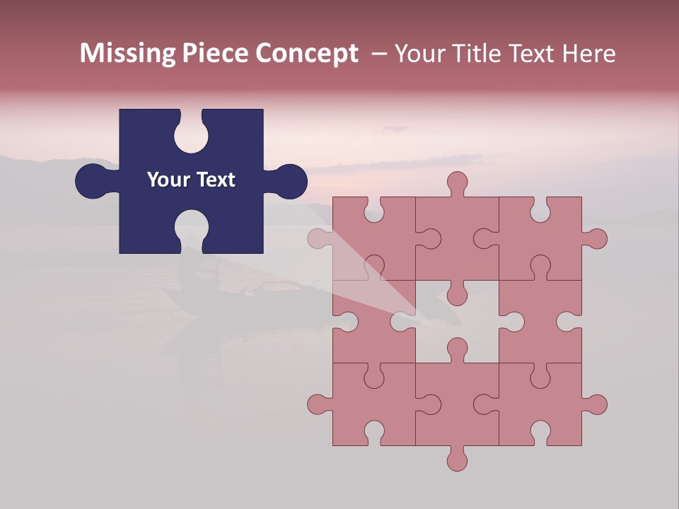 Sunset Sea Exotic PowerPoint Template