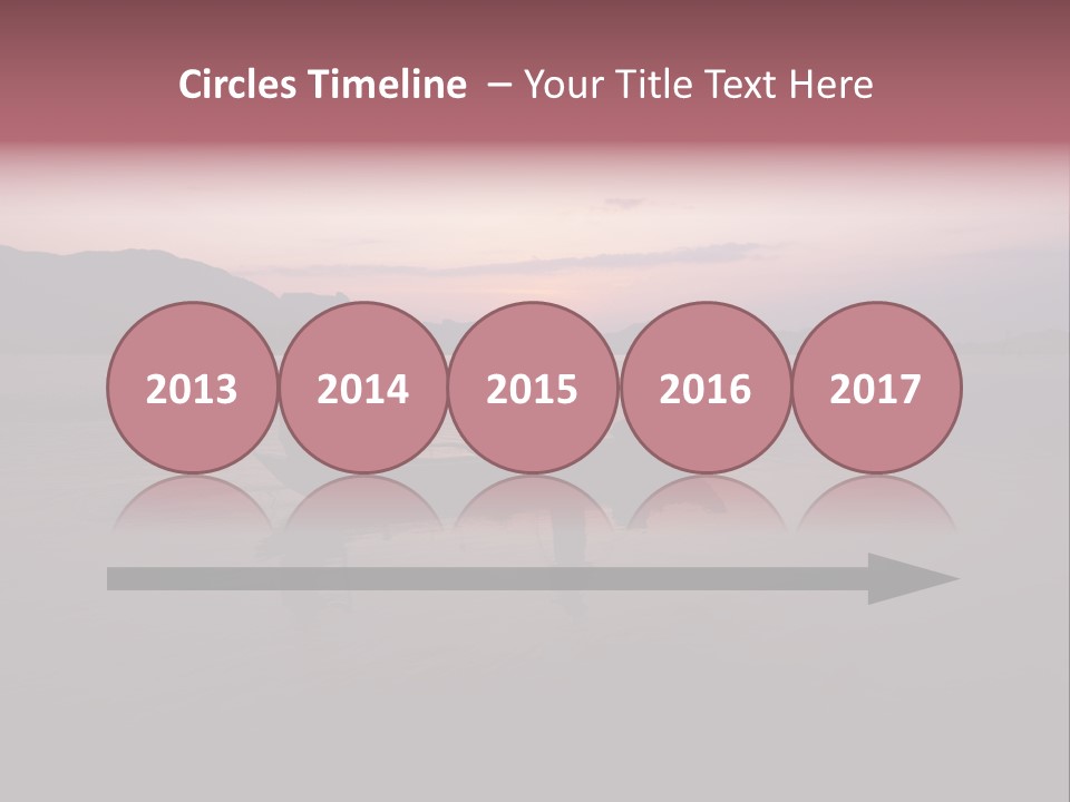 Sunset Sea Exotic PowerPoint Template