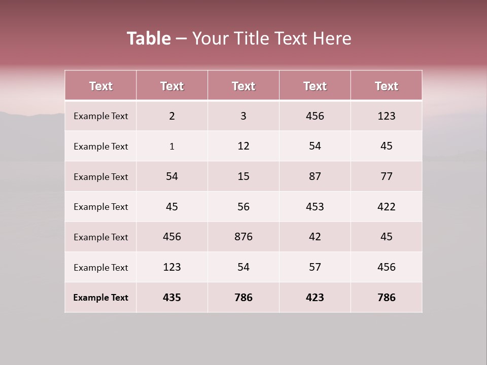 Sunset Sea Exotic PowerPoint Template