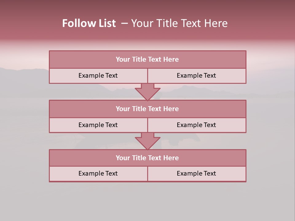 Sunset Sea Exotic PowerPoint Template