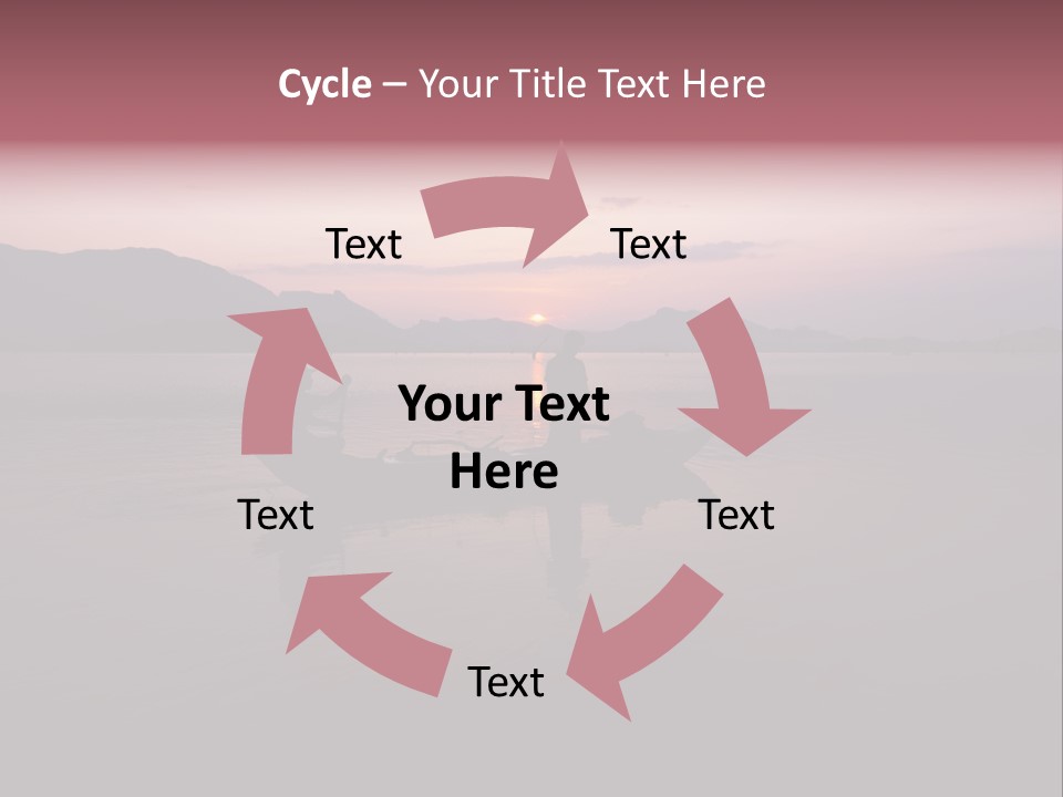 Sunset Sea Exotic PowerPoint Template