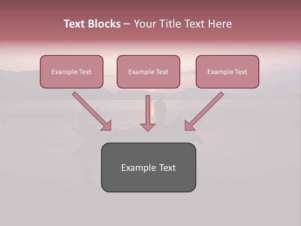 Sunset Sea Exotic PowerPoint Template