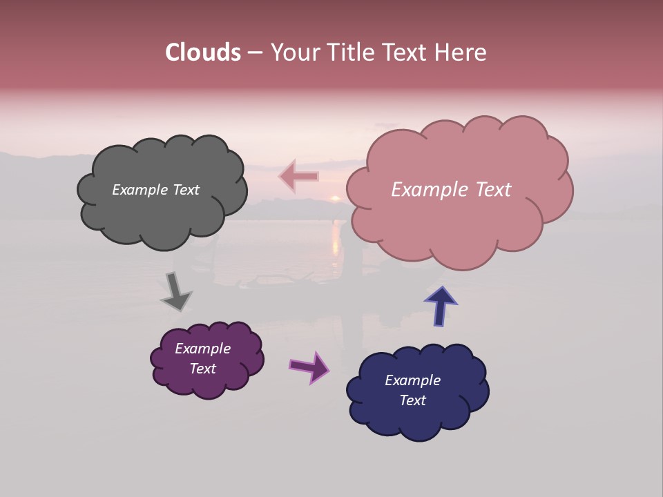 Sunset Sea Exotic PowerPoint Template