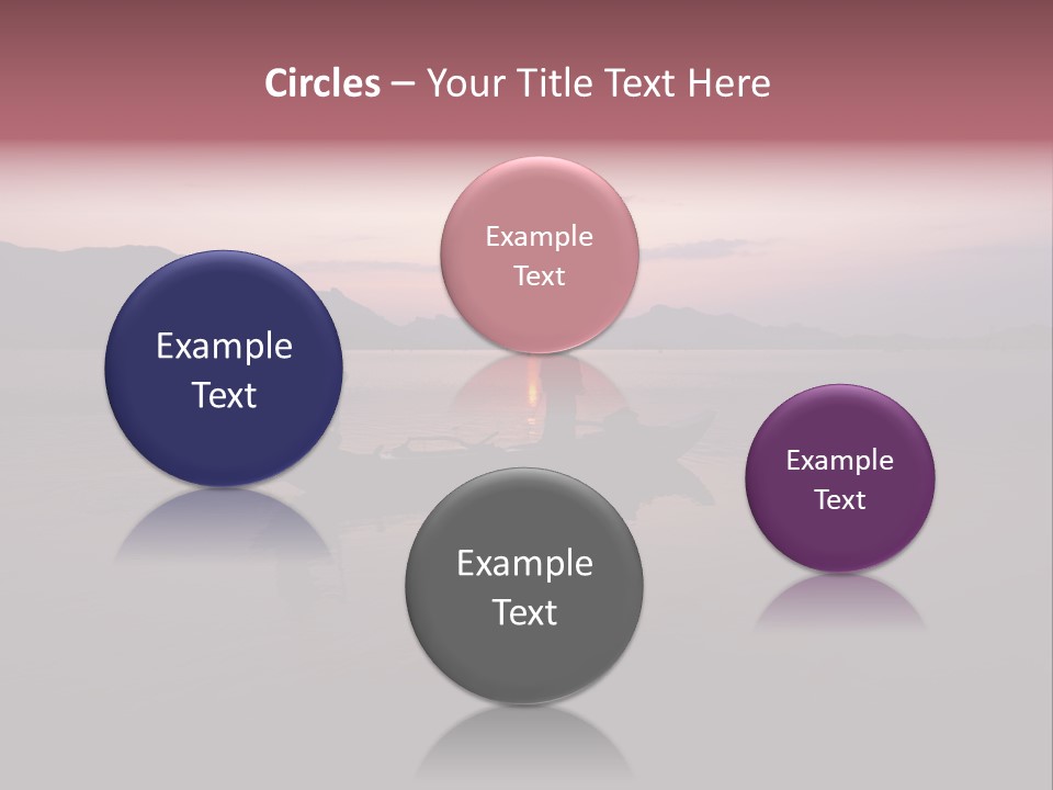 Sunset Sea Exotic PowerPoint Template