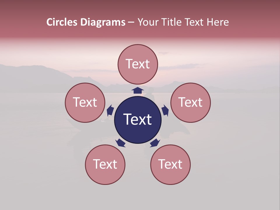 Sunset Sea Exotic PowerPoint Template