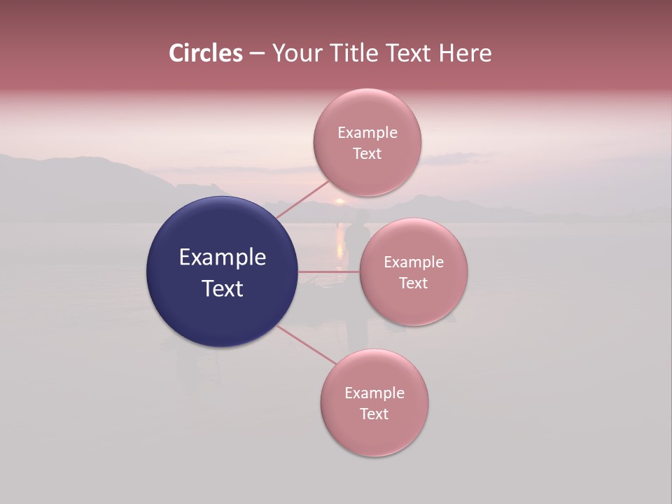 Sunset Sea Exotic PowerPoint Template