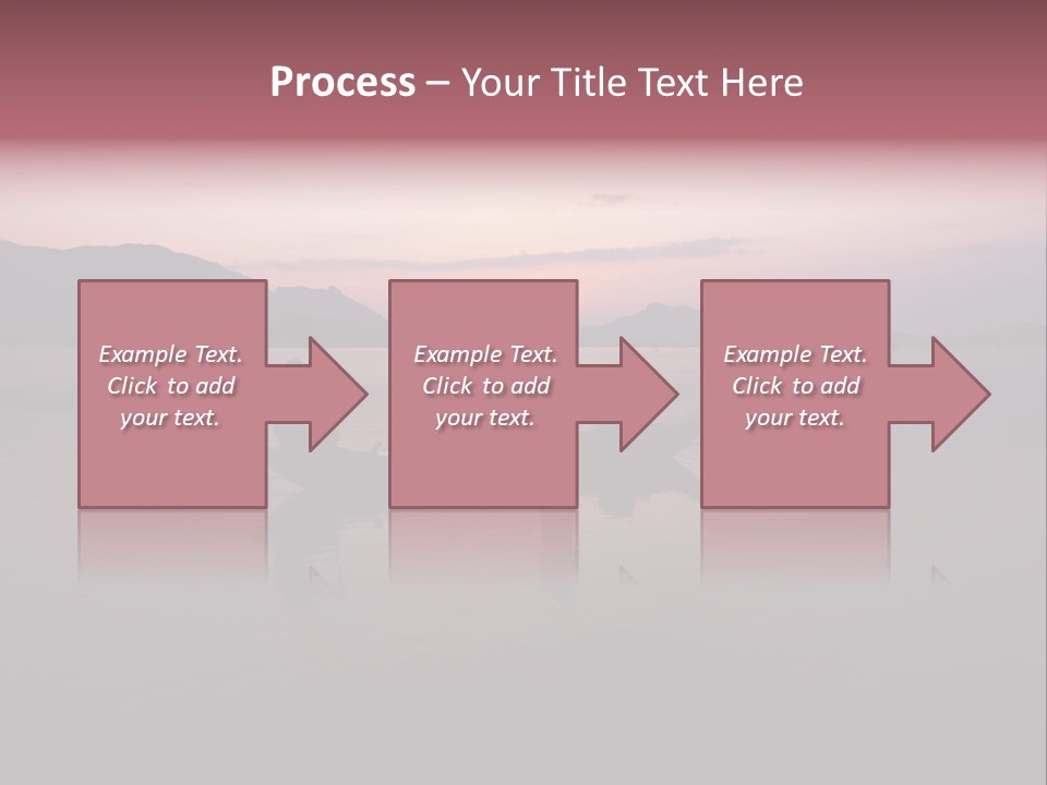 Sunset Sea Exotic PowerPoint Template