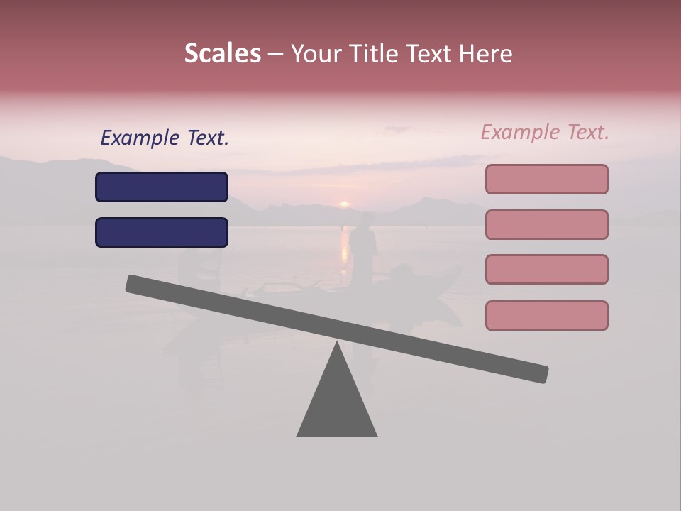 Sunset Sea Exotic PowerPoint Template
