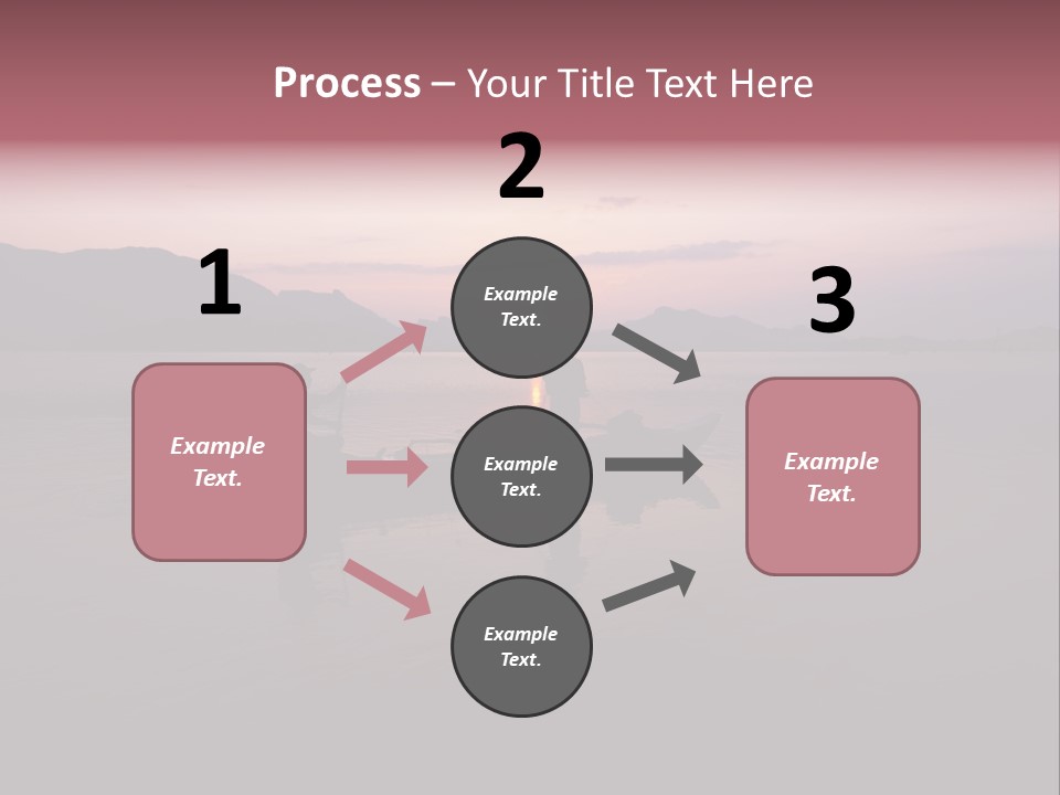 Sunset Sea Exotic PowerPoint Template