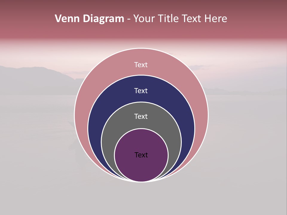 Sunset Sea Exotic PowerPoint Template