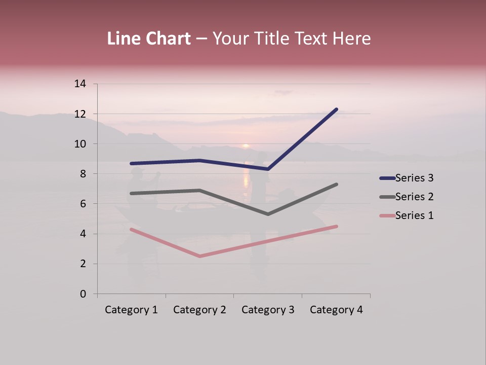 Sunset Sea Exotic PowerPoint Template