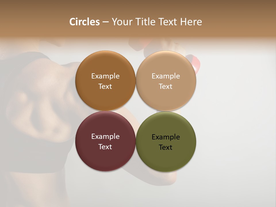 Strength Sports Training Caucasian PowerPoint Template