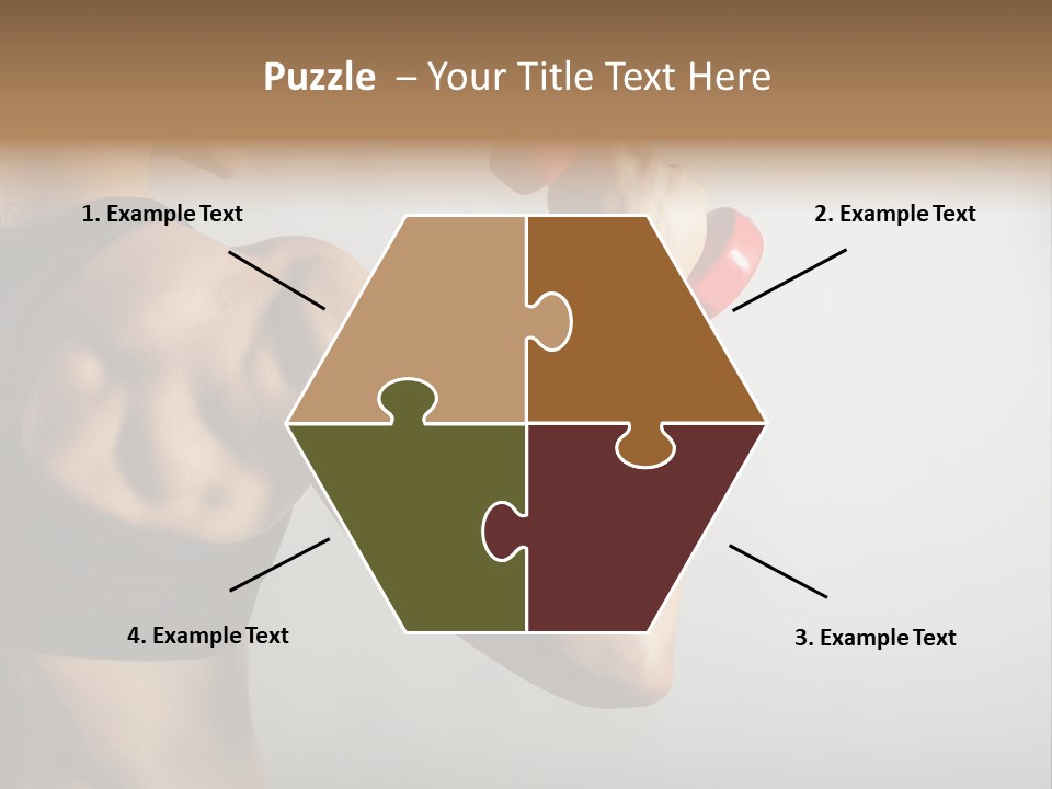 Strength Sports Training Caucasian PowerPoint Template