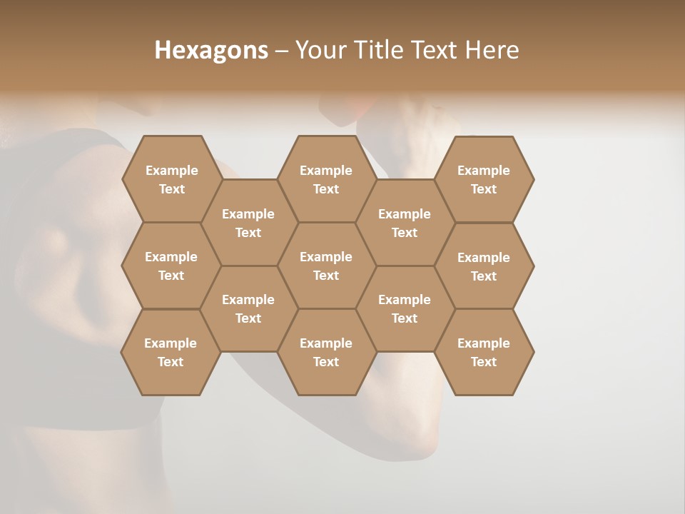 Strength Sports Training Caucasian PowerPoint Template