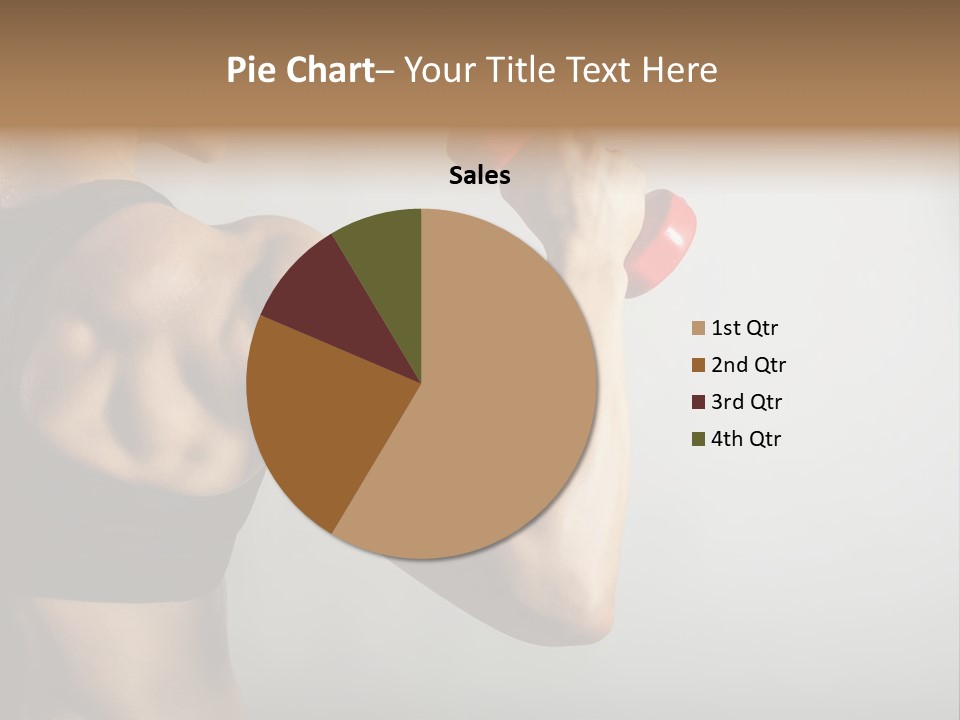 Strength Sports Training Caucasian PowerPoint Template