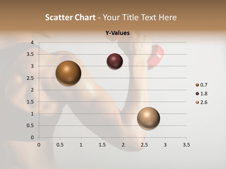 Strength Sports Training Caucasian PowerPoint Template