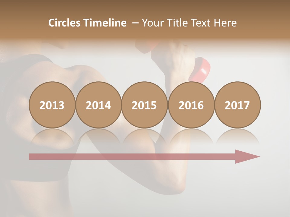 Strength Sports Training Caucasian PowerPoint Template