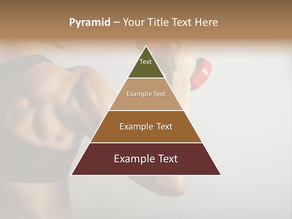 Strength Sports Training Caucasian PowerPoint Template