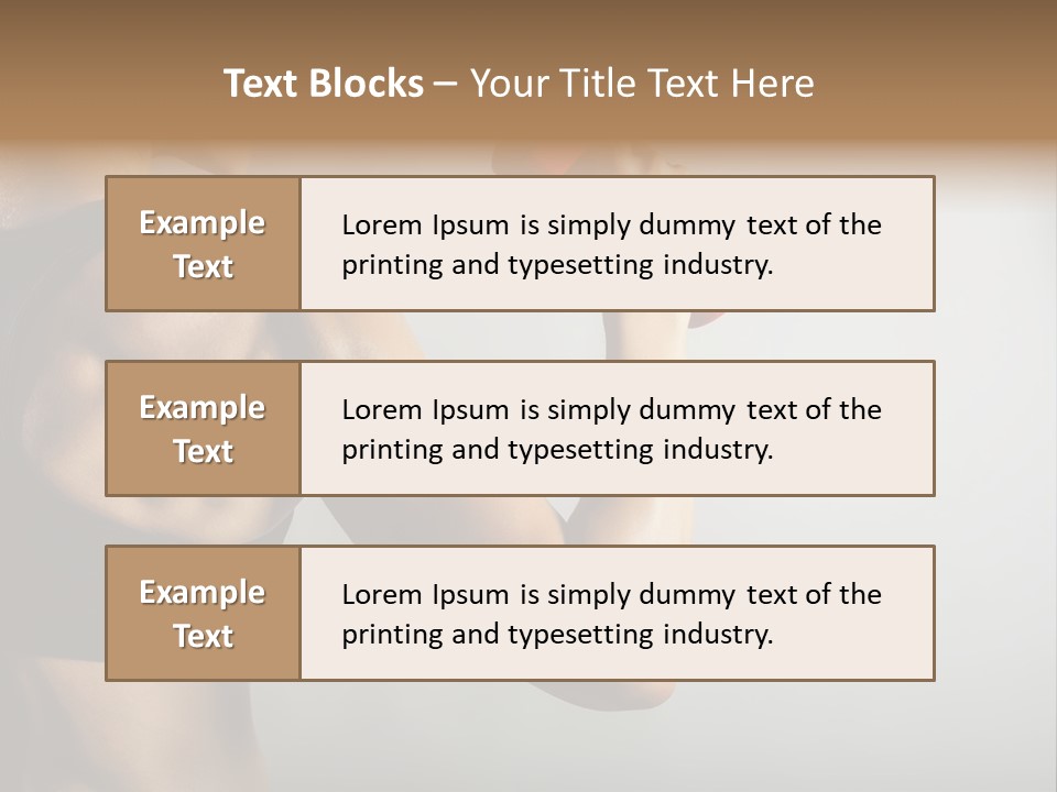 Strength Sports Training Caucasian PowerPoint Template