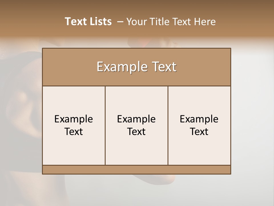 Strength Sports Training Caucasian PowerPoint Template