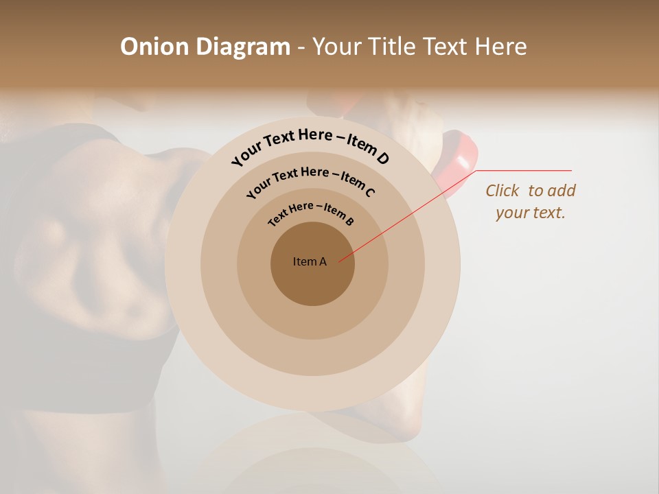 Strength Sports Training Caucasian PowerPoint Template