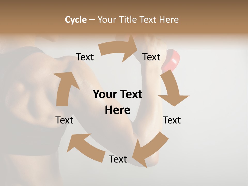 Strength Sports Training Caucasian PowerPoint Template