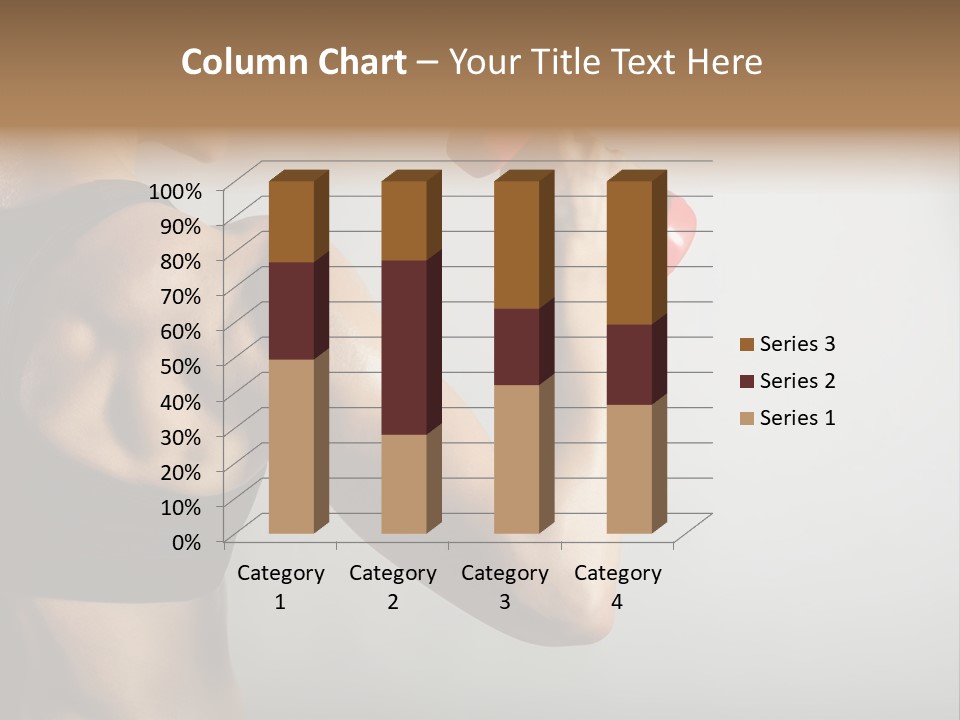 Strength Sports Training Caucasian PowerPoint Template