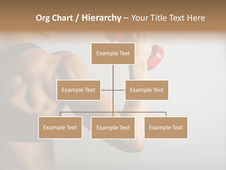 Strength Sports Training Caucasian PowerPoint Template