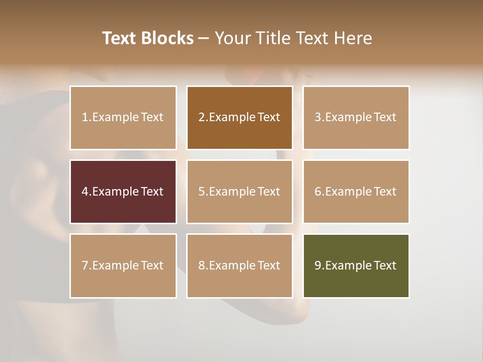 Strength Sports Training Caucasian PowerPoint Template