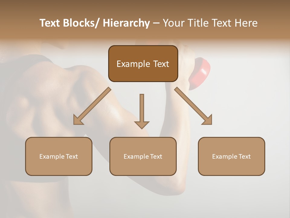 Strength Sports Training Caucasian PowerPoint Template