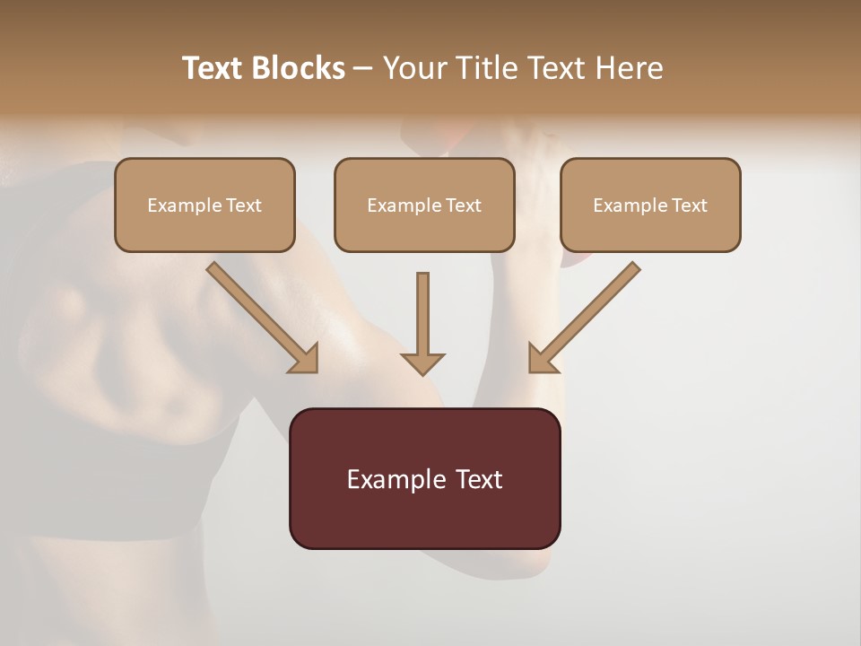 Strength Sports Training Caucasian PowerPoint Template