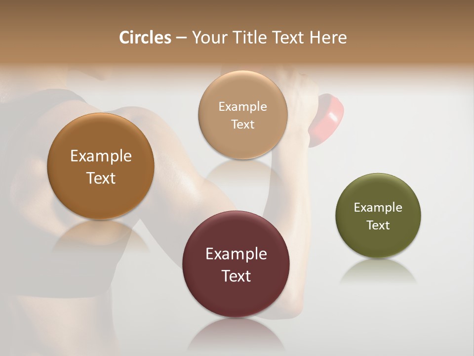 Strength Sports Training Caucasian PowerPoint Template