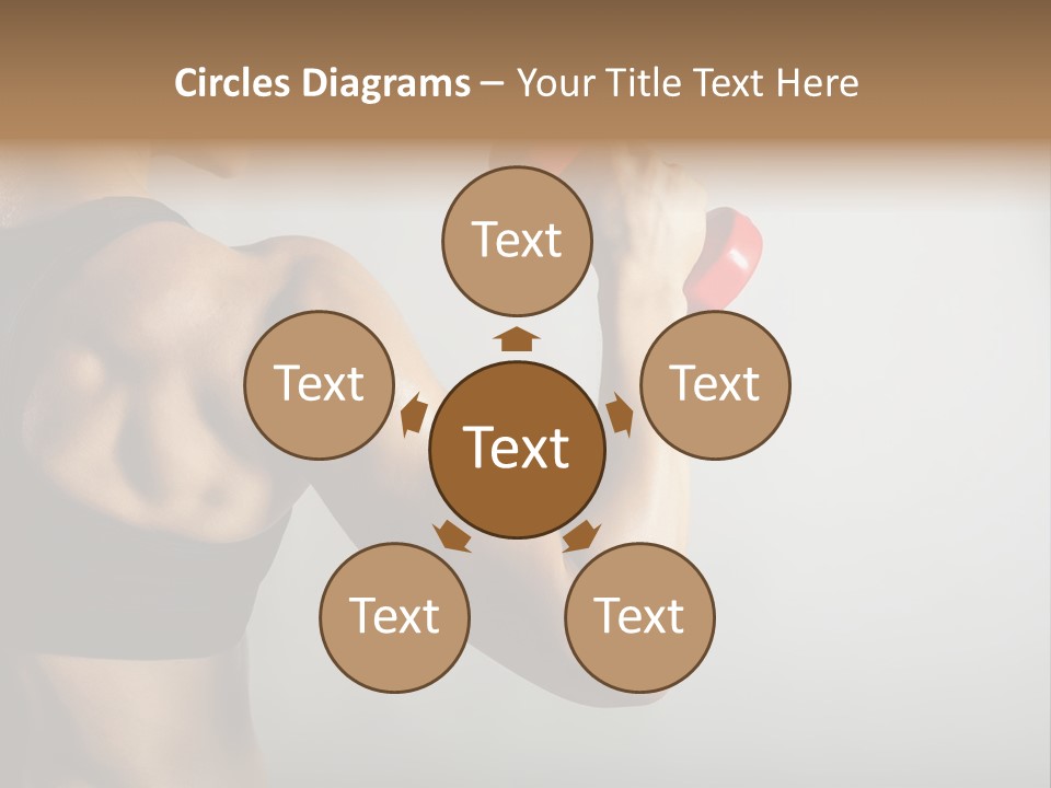 Strength Sports Training Caucasian PowerPoint Template