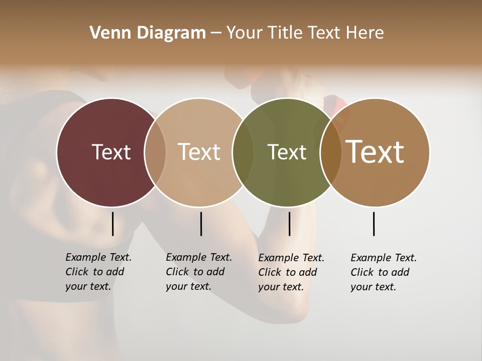 Strength Sports Training Caucasian PowerPoint Template