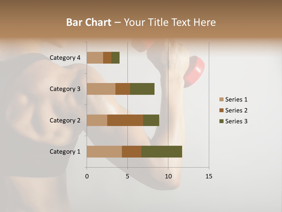 Strength Sports Training Caucasian PowerPoint Template