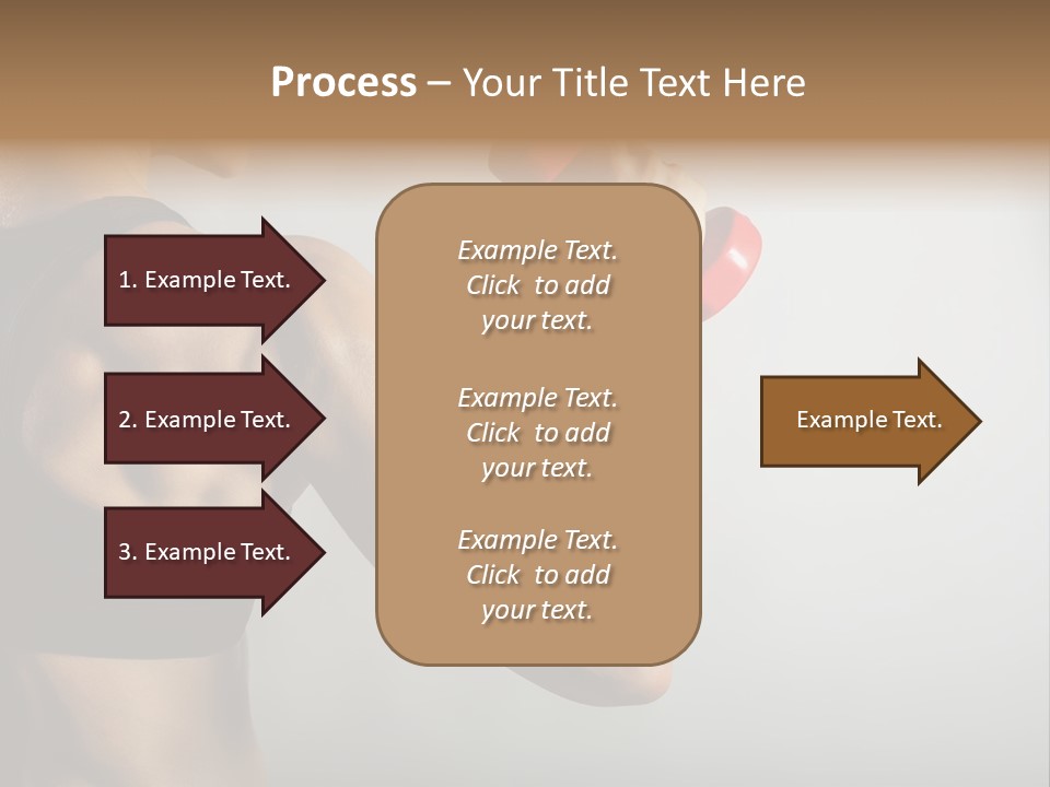 Strength Sports Training Caucasian PowerPoint Template