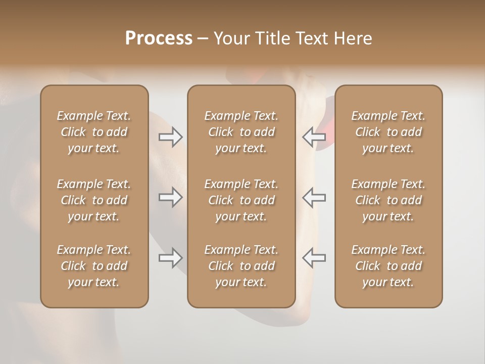 Strength Sports Training Caucasian PowerPoint Template