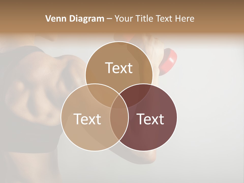 Strength Sports Training Caucasian PowerPoint Template