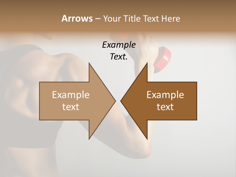 Strength Sports Training Caucasian PowerPoint Template