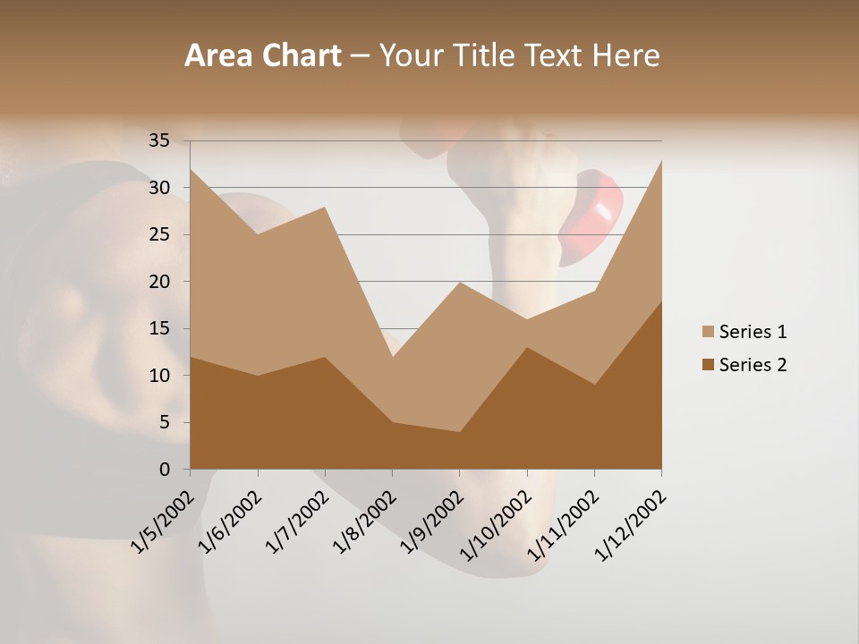 Strength Sports Training Caucasian PowerPoint Template