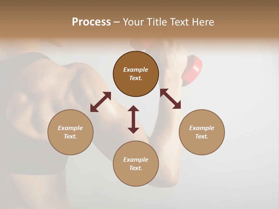 Strength Sports Training Caucasian PowerPoint Template