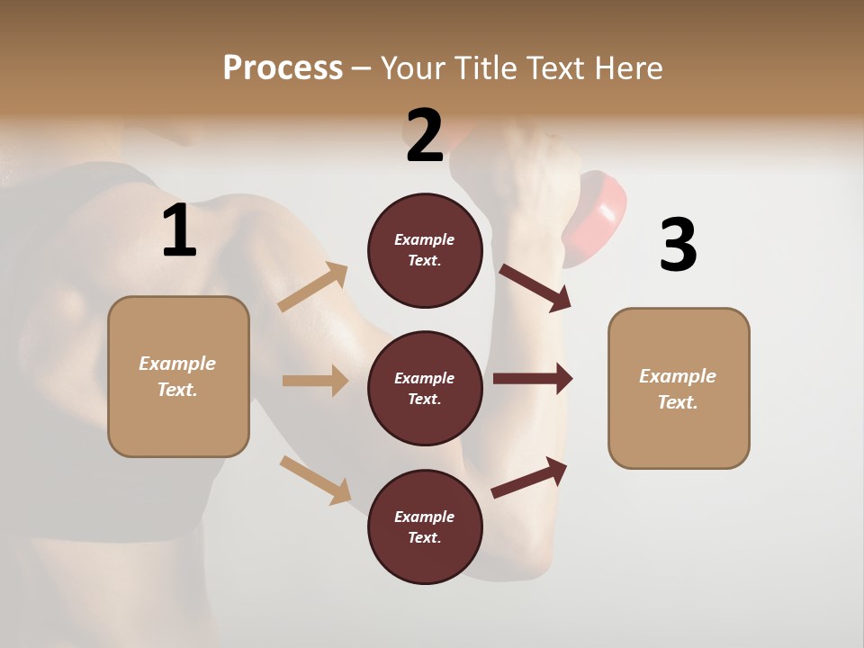 Strength Sports Training Caucasian PowerPoint Template